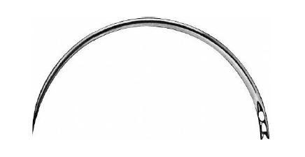 ШОВНА ГОЛКА №GA1 РІЖУЧА 65 mm, Ø 1,60 mm